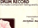 SEALED/audiophile Sheffield direct/DRUM RECORD/Keltner