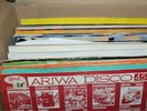Box of records - mostly reggae and soca