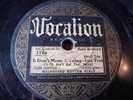 WASHBOARD RHYTHM KINGS VOCALION 1724 JAZZ 78 RPM V+