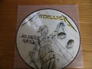 METALLICA AND JUSTICE FOR ALL PICTURE DISC NEAR MINT