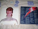 DAVID BOWIE ALADDIN SANE 1973 + GFOLD  INNER + FAN CLUB