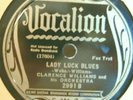 73) 78 RPM   CLARENCE WILLIAMS & ORCH.   VOCALION 2991