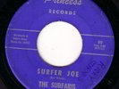 rare 45 SURFARIS ON PRINCESS SURFER JOE  long version
