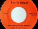 rare Soul Funk 45 LUV 'N HAIGHT one night love affair