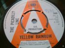 PICCADILLY LINE yellow rainbow UK CBS DEMO 45 1968 MINT