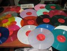Set of 23 78 Rpm Repro Records Colored