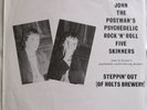 JOHN THE POSTMAN Steppin Out RARE UK punk 12