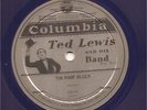 78 RPM Ted Lewis COLUMBIA  Royal Blue- Tin Roof Blues