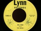 Rare surf guitar THE REVELS Good Grief Six Pak Lynn 45
