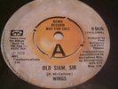 WINGS(McCARTNEY)old siam sir UK ORIG 1979 DEMO 45 MINT