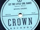 BILLY BLAND - LET THE LITTLE GIRL DANCE -78 RPM -1960