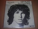 THE DOORS Rare Swedish Orig 60s 45 w/Great PS Light my