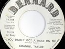 rare Modern Soul 45 EMANUEL TAYLOR on BERNARD Listen