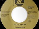 rare Modern Soul Boogie 45 KOMBINATION accept my love
