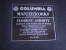 boxed set Columbia FLORENT SCHMITT Quintet X-65  78-LP
