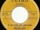 R&B / JUMP BLUESL- PRESTON LOVE - ULTRA RECORDS- HEAR