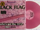 BLACK FLAG Who's Got The 10.5? LIVE LP PINK VINYL sst