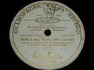 OPERA 78rpm RECORD 1905 NELLIE MELBA G&T Auld Lang Syne