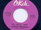 GEORGE FREEMAN on OKEH #7333**RARE Northern / 70s Soul