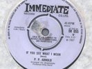 P.P. Arnold UK Immediate 45 Northern Mod dancer 1967 EX
