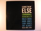 CANNONBALL ADDERLEY Somethin' Else BLUE NOTE LP W 63rd