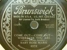 13)   78 RPM   BABY ROSE MARIE   BRUNSWICK 6570