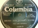 40)   78 RPM   PEG LEG HOWELL   COLUMBIA 14438-D