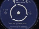 FRANK ZAPPA+MOTHERS 45 BRAIN POLICE 1966 HOLLAND RARE
