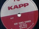 JERRY KELLER - HERE COMES SUMMER - 78 RPM -1959 CANADA