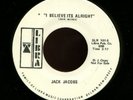 Modern Soul 45 JACK JACOBS I Believe It's Alright LIBRA