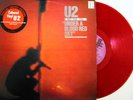U2 LIVE BLOOD RED SKY Aussie TOUR *RED* Vinyl RARE LP