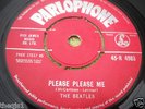 BEATLES  PLEASE PLEASE ME. ORIGINAL RED LABEL 45 EX