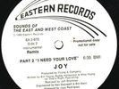RARE Modern soul 12 JOY : I need your love    remix