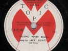 Jack Elliott Talking Miner Blues 78rpm Topic 1950s RARE