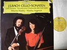 DGG Bach cello sonata Maisky Argerich NM