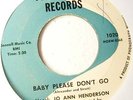 JO ANN HENDERSON RARE BABY PLEASE DON'T GO PHONOGRAPH 