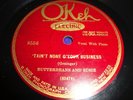 BUTTERBEANS AND SUSIE OKEH 8556 BLUES 78 RPM E