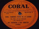 JOE THERRIEN Jr RARE ROCKABILLY ARGENTINA CORAL 78 RPM