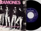 RAMONES  Rockaway Beach 77 UNIQUE DUTCH PS 45 PUNK