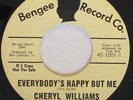 CHERYL WILLIAMS Everybody's Happy... NORTHERN SOUL 45
