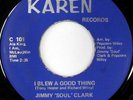 rare Soul 45 JIMMY SOUL CLARK on KAREN Hear