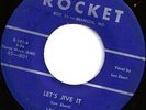 LEE EBERT Let's Jive It 45 on ROCKET Rare ROCKABILLY