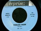 DORSEY BURNETTE - FOOLISH PRIDE Popcorn 45 HEAR