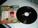 record 45 Elvis Gold Standard Blue Christmas w/ PS NM