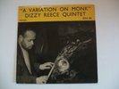 Dizzy Reece Quintet - A Variation On Monk 1958 UK EP
