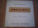 CESAR FRANCK Preludes THYSSENS-VALENTIN DUCRETET LP