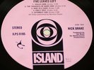 UK Nick Drake Five leaves left 1st p 1969 Island Mint-