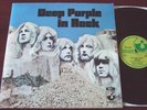 DEEP PURPLE IN ROCK LP HARVEST UK 1970 A2 B1 EX+/NM-