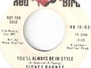 NORTHERN SOUL SIDNEY BARNES   YOU'LL ALWAYS BE IN STYLE