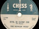 BLUES - HOWLIN WOLF - CHESS 78 RPM RECORD- LISTEN